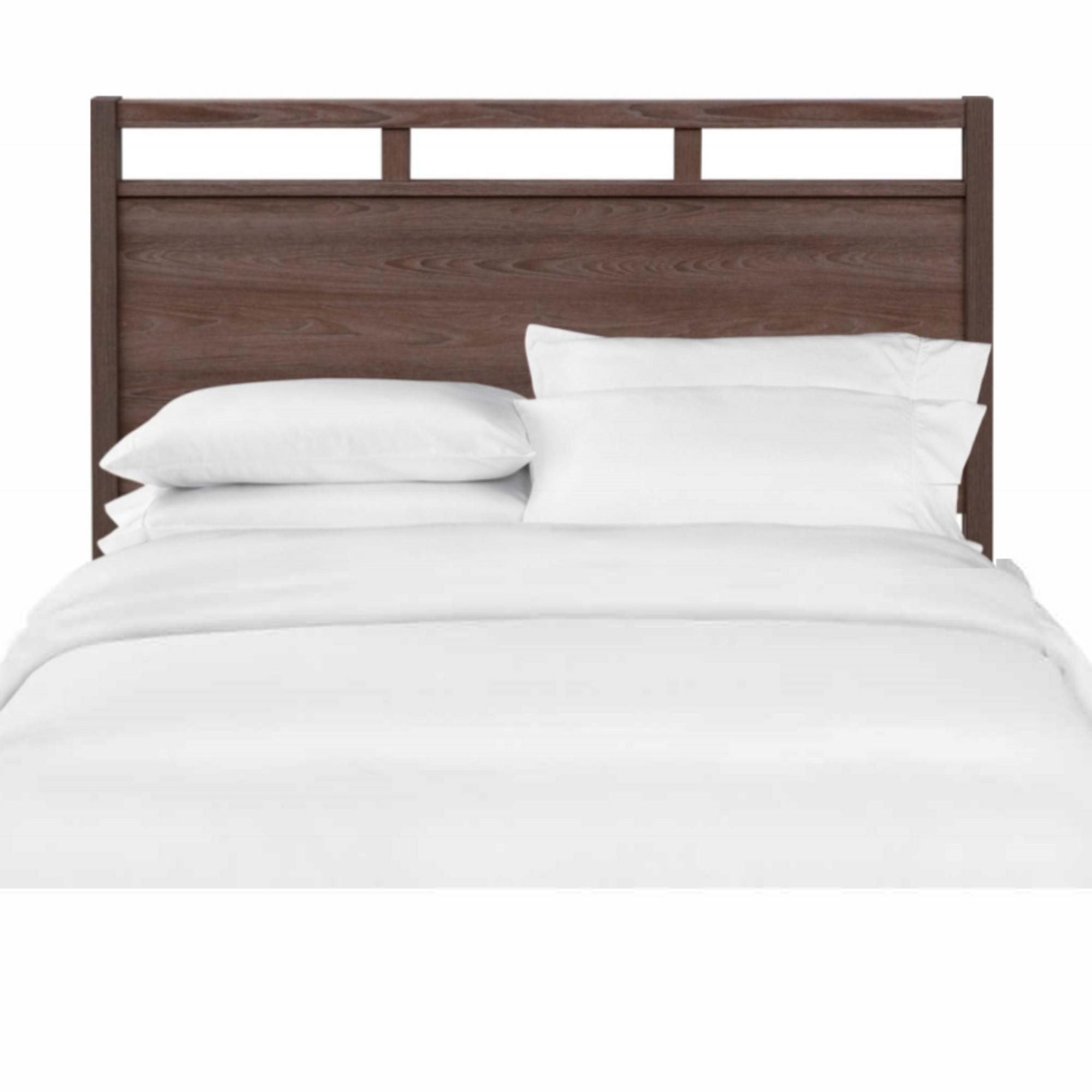 Queen Tobak Headboard w/8" Queen Tight Top Firm Foam Mattress 