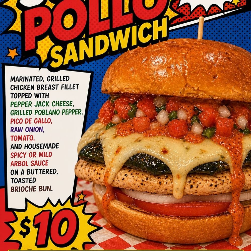 Suly's pollo sandwich