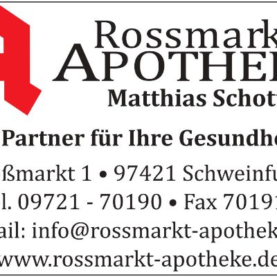 Logo von Rossmarkt Apotheke Matthias Schott e.K.