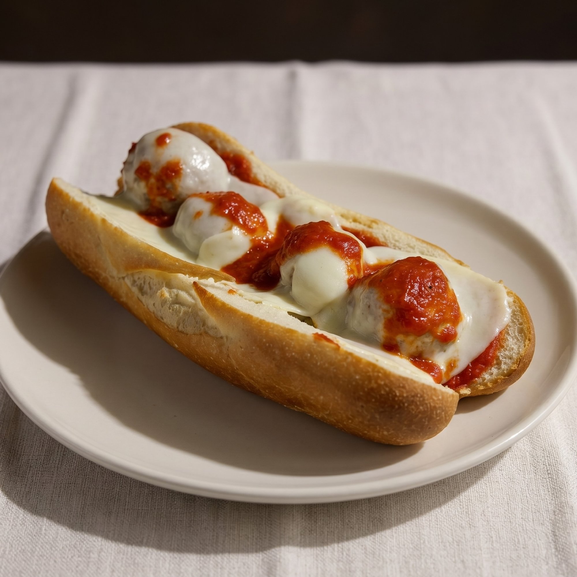 Meatball Parmigiana Hero