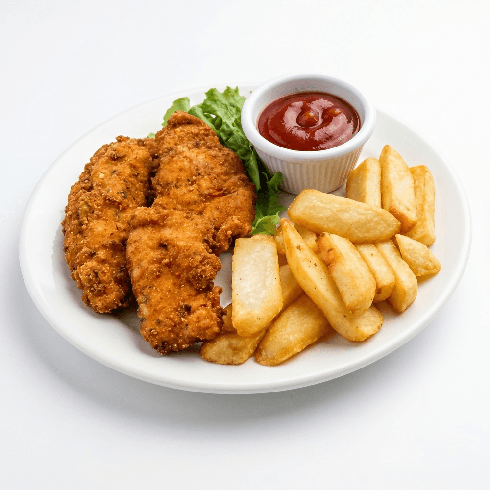 Kids Chicken Tenders With French Fries