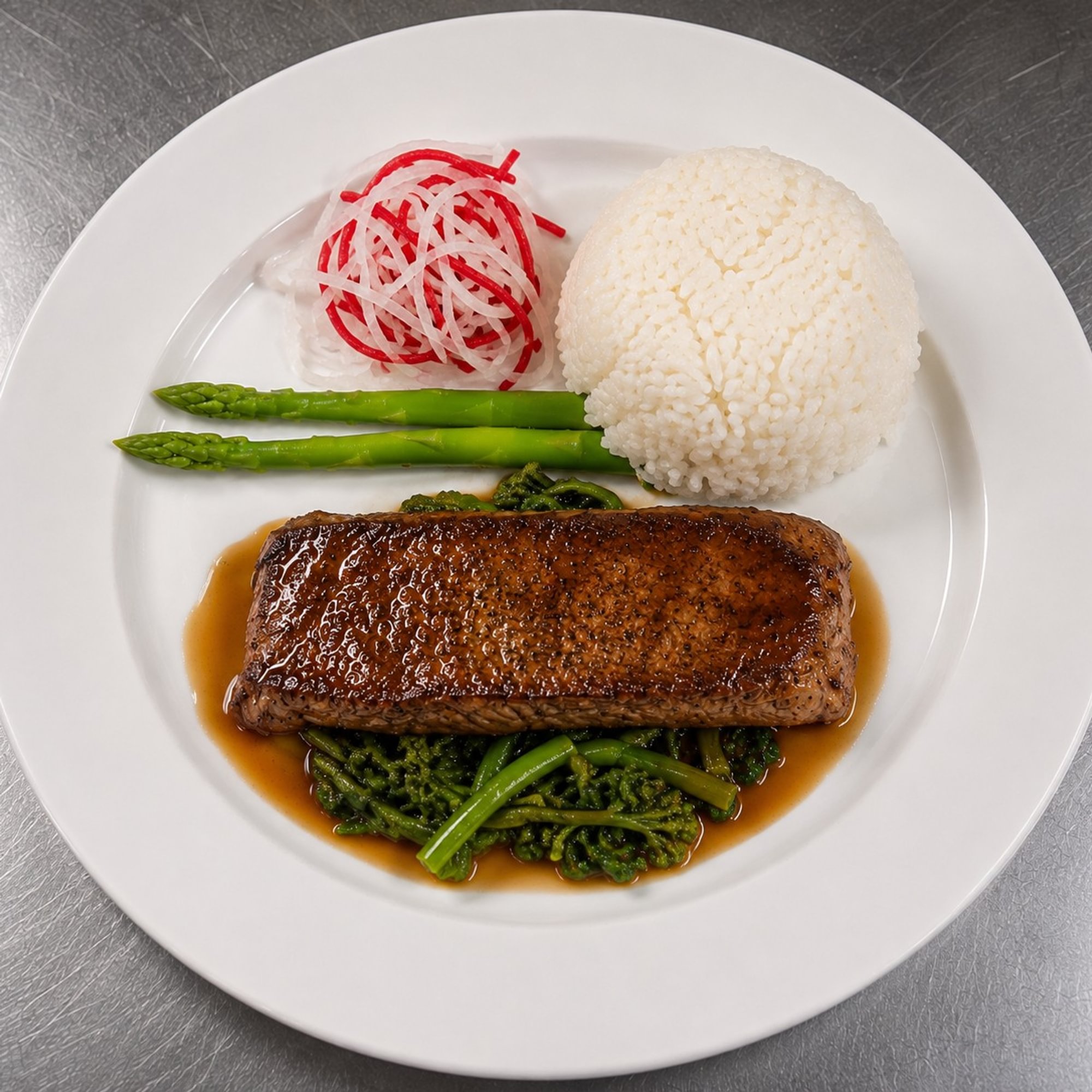L. NY Steak Teriyaki