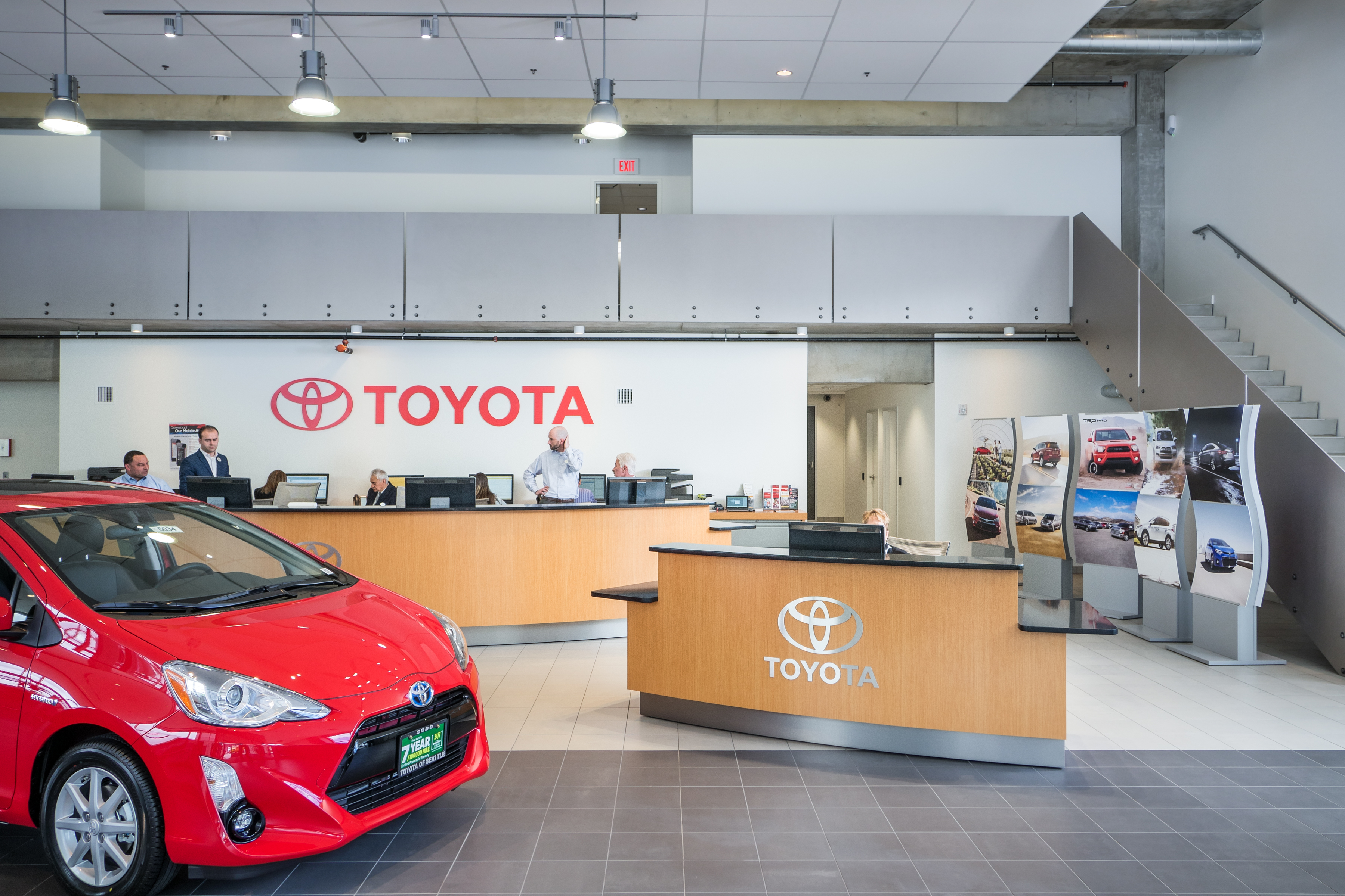 toyotas with shuttle service near me