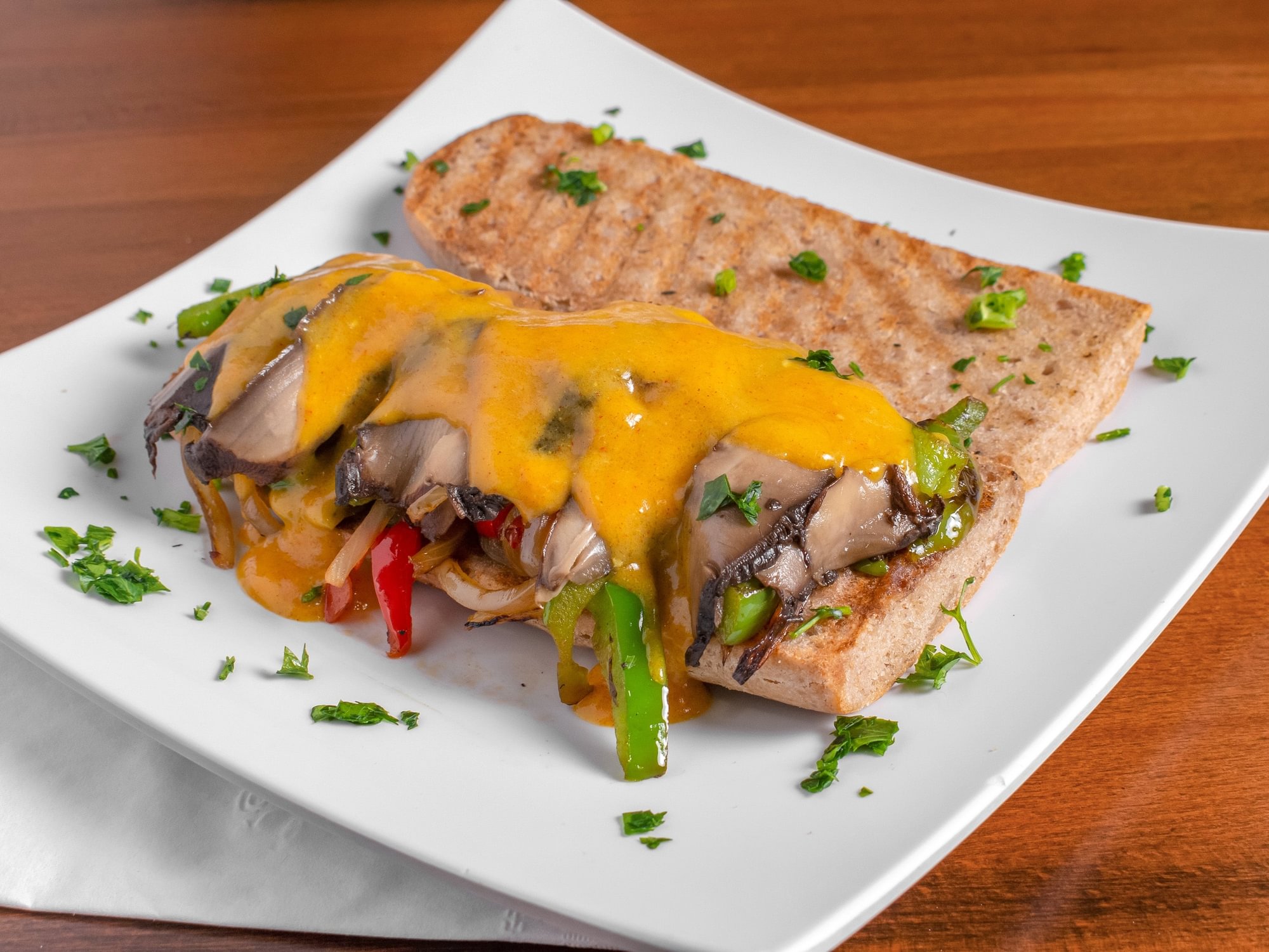 Mushroom Cheezesteak