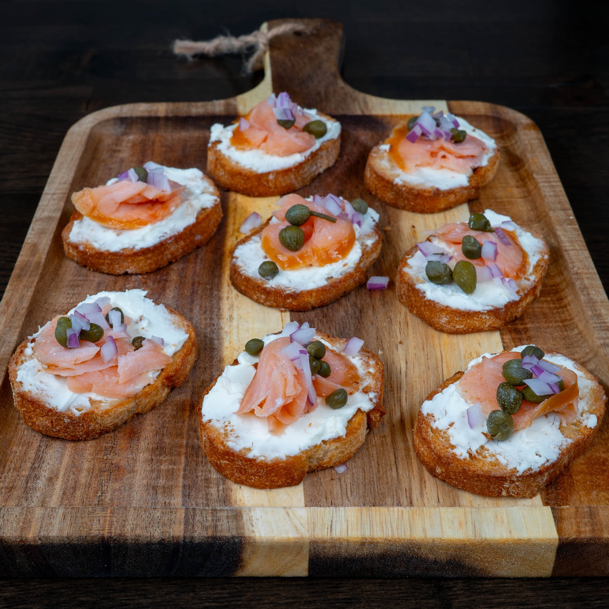 Salmon Crostini