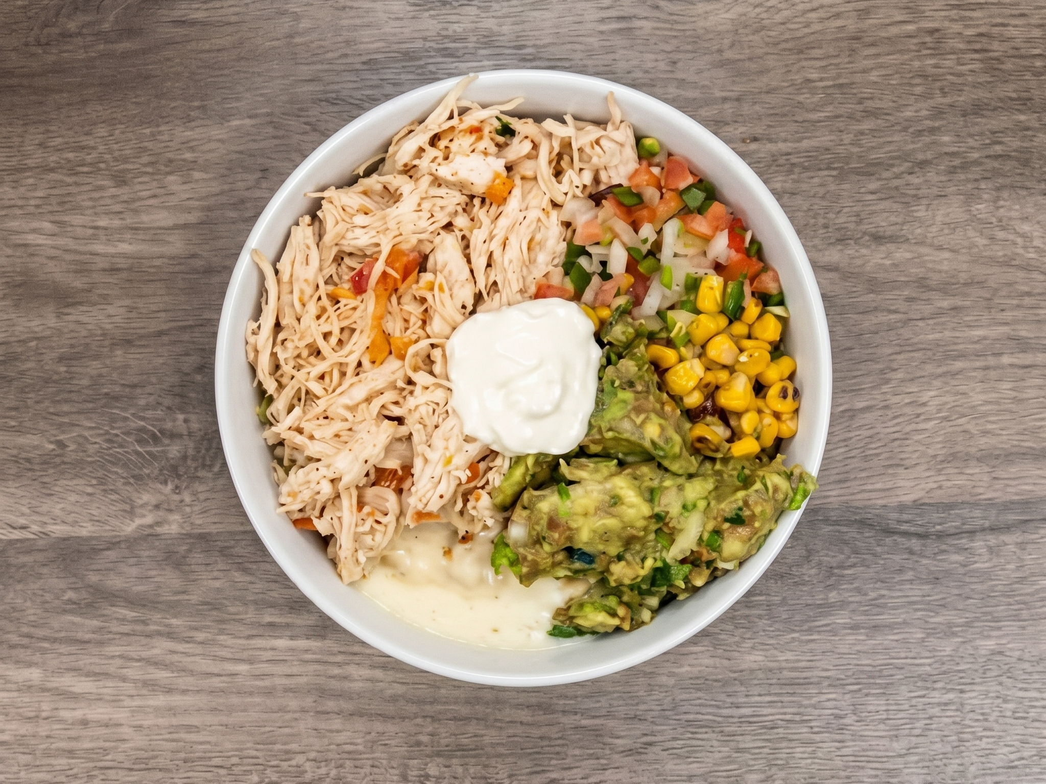 Shredded Chicken Burrito Bowl
