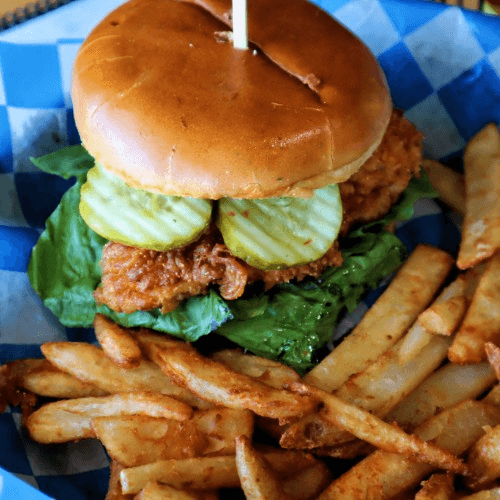 Cluckin Chicken Sandwich