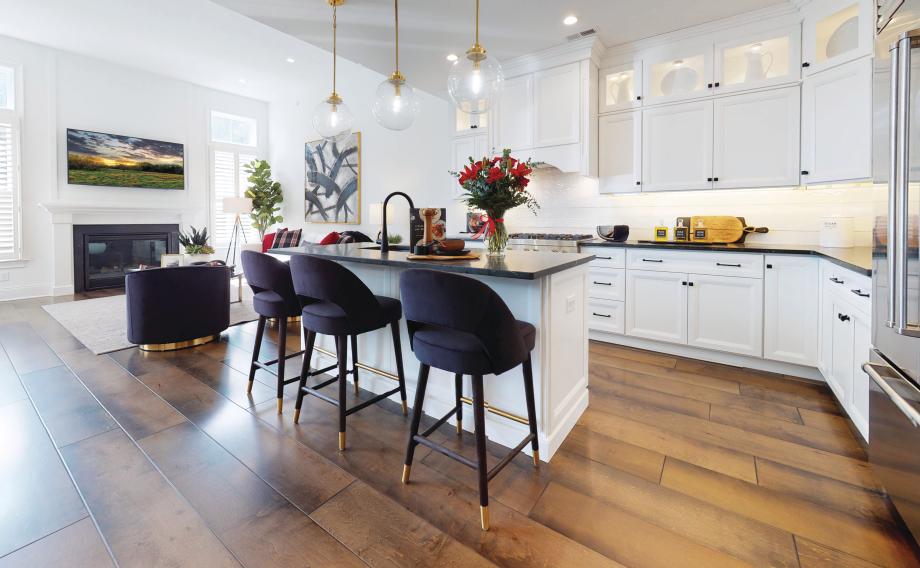 Gourment kitchen in Amberly model home