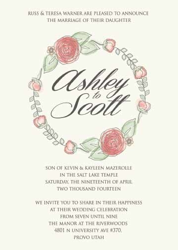 MCC Wedding Invitations Image