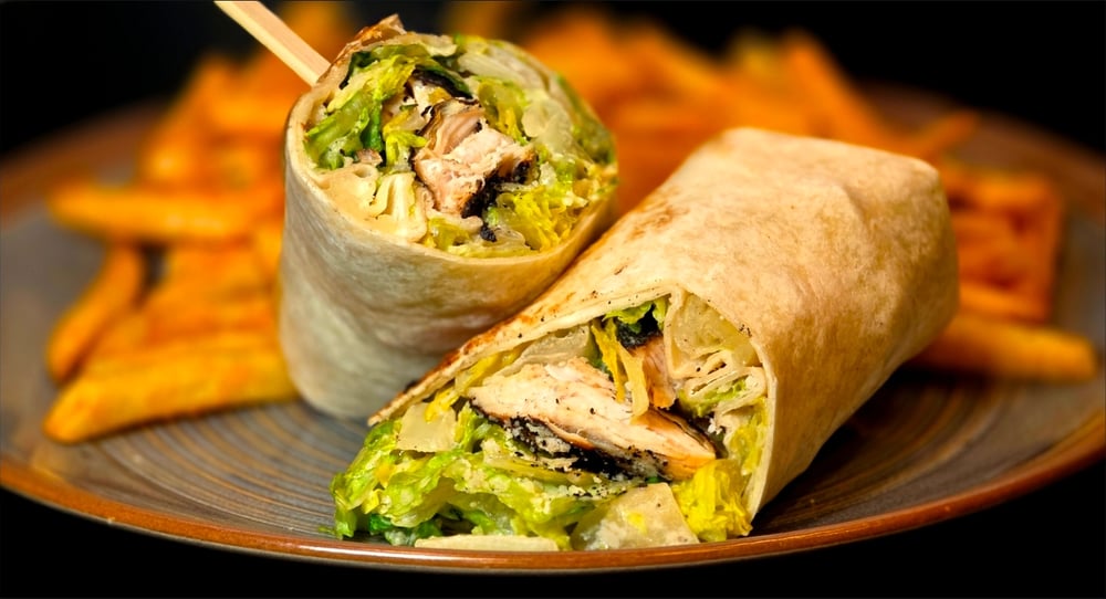CHICKEN Chop Caesar Wrap