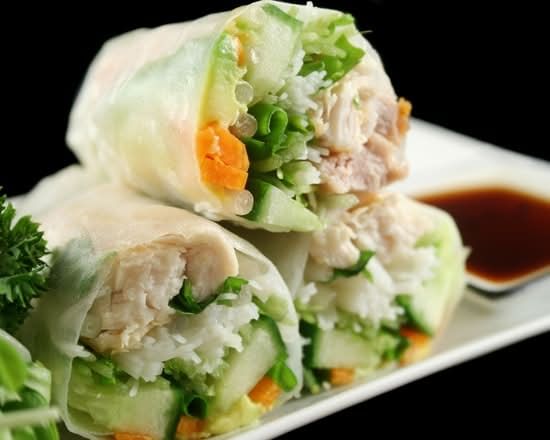 Chicken Fresh Spring Rolls