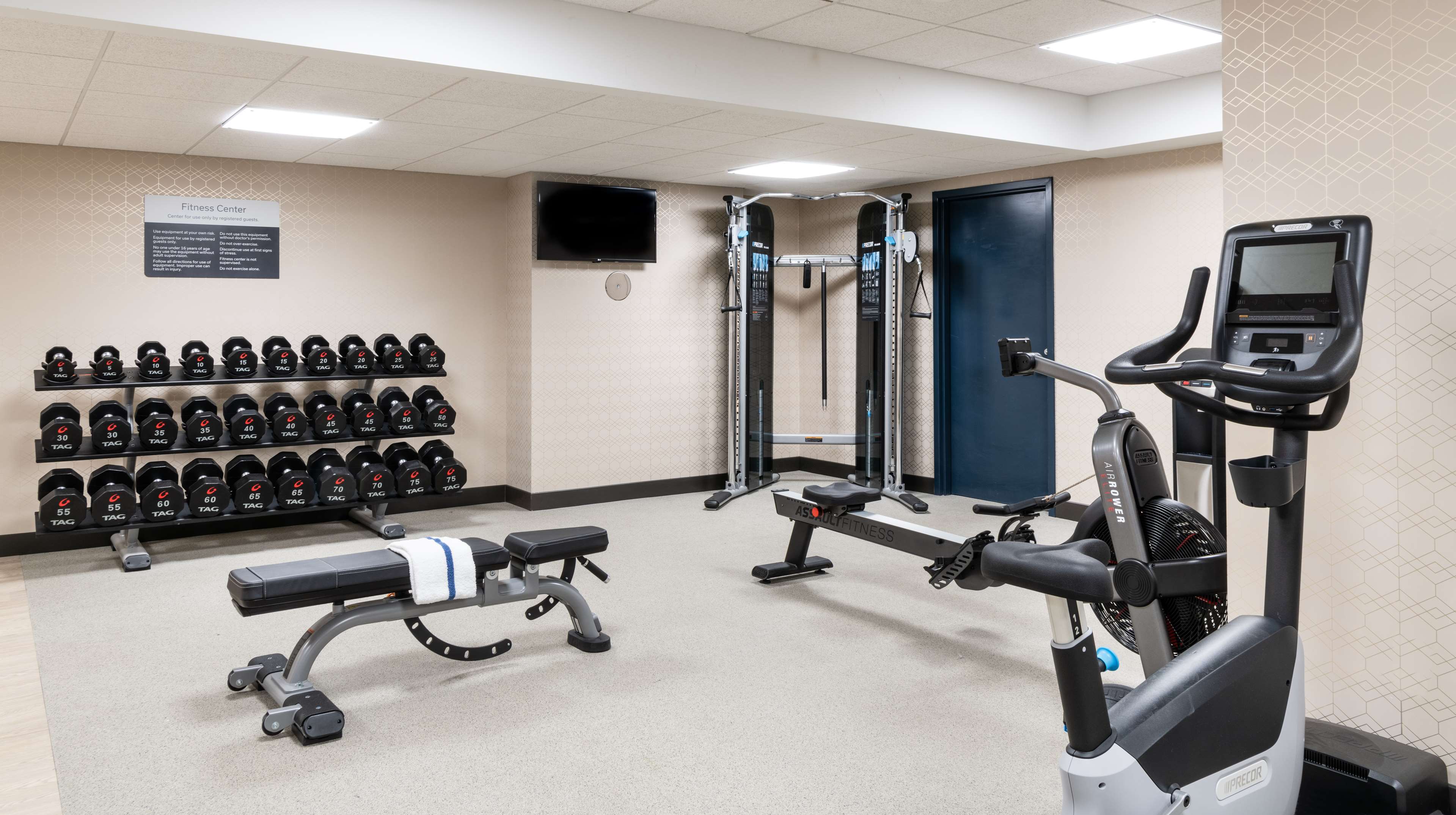 Health club  fitness center  gym