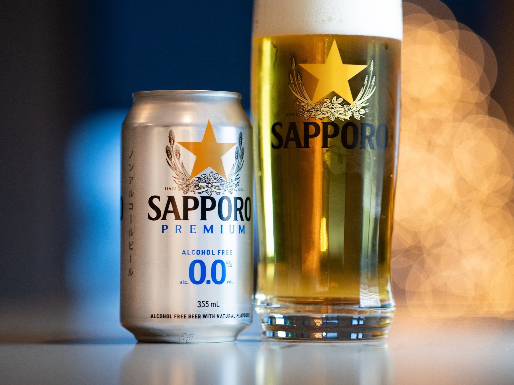 SAPPORO 0.0% ALC.