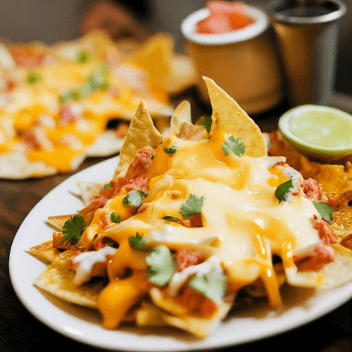 Omg! Queso Nachos