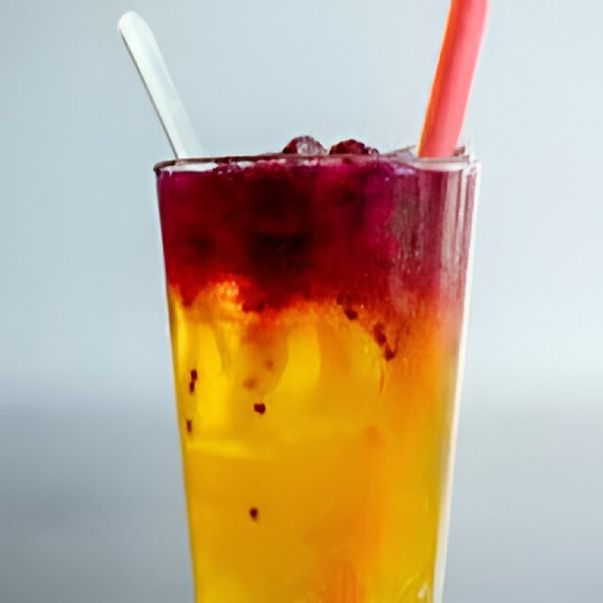 Fresh Mango Dragon Fruit Tea