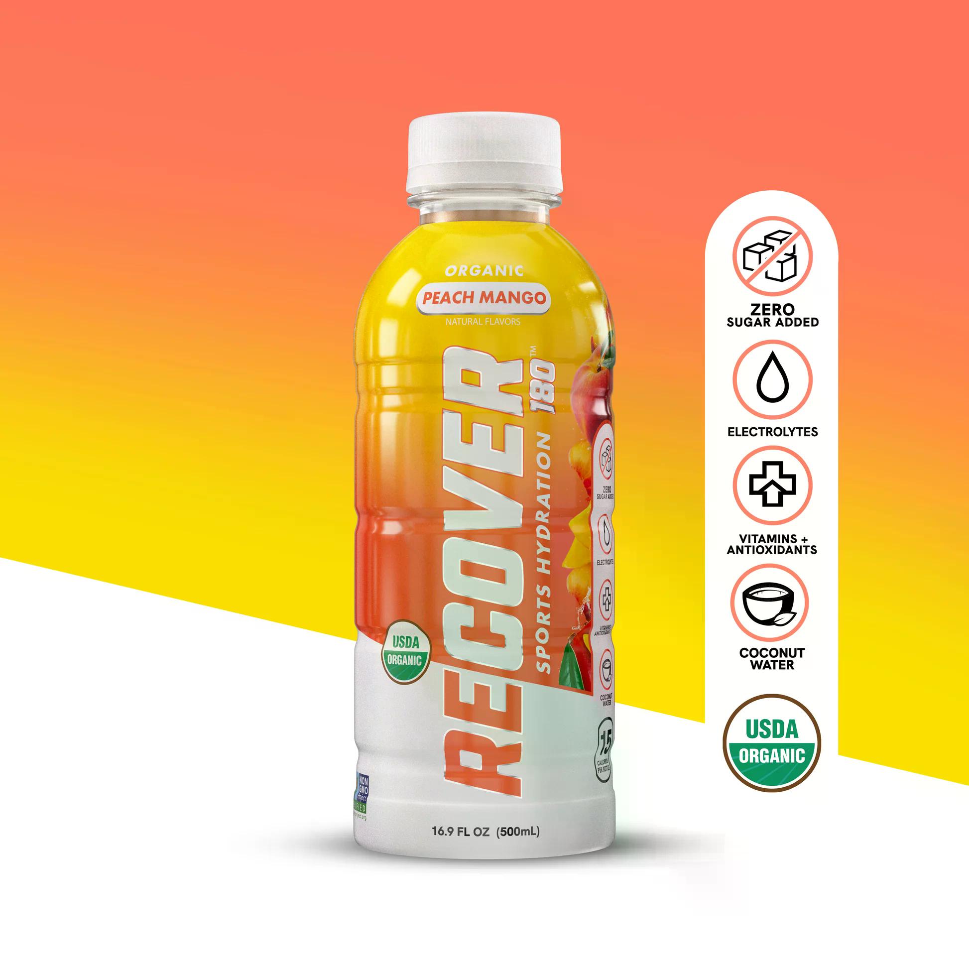 Recover 180 Peach Mango 16.9oz