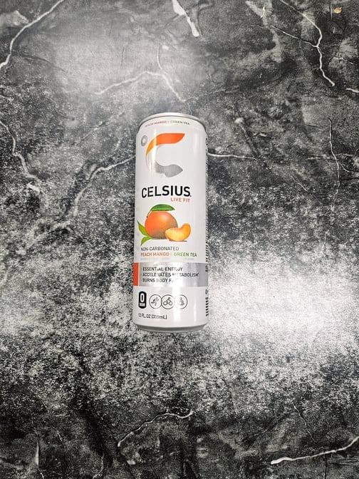 Celsius Peach Mango + Green Tea