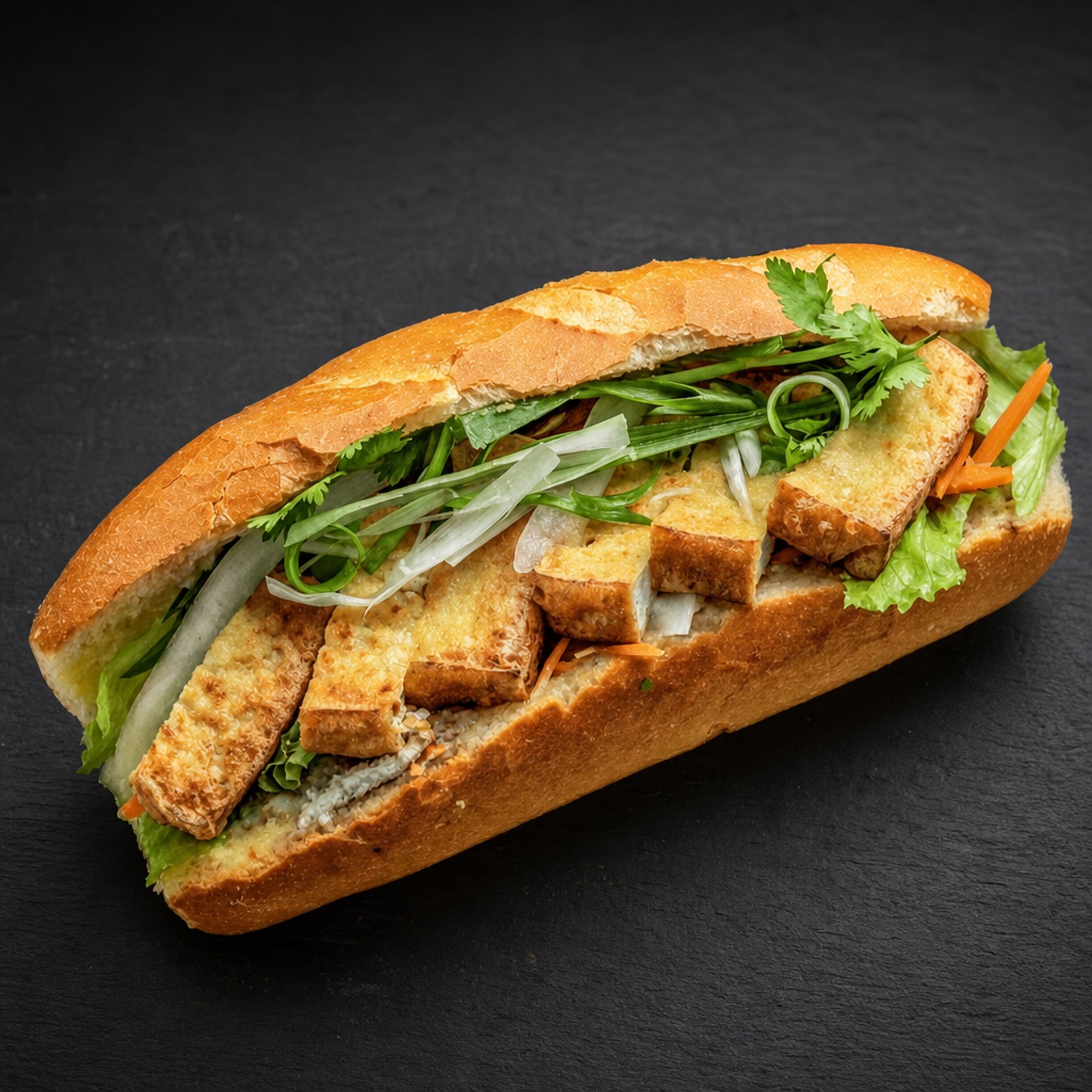 Tofu Sandwich / Bánh Mì Tàu Hủ