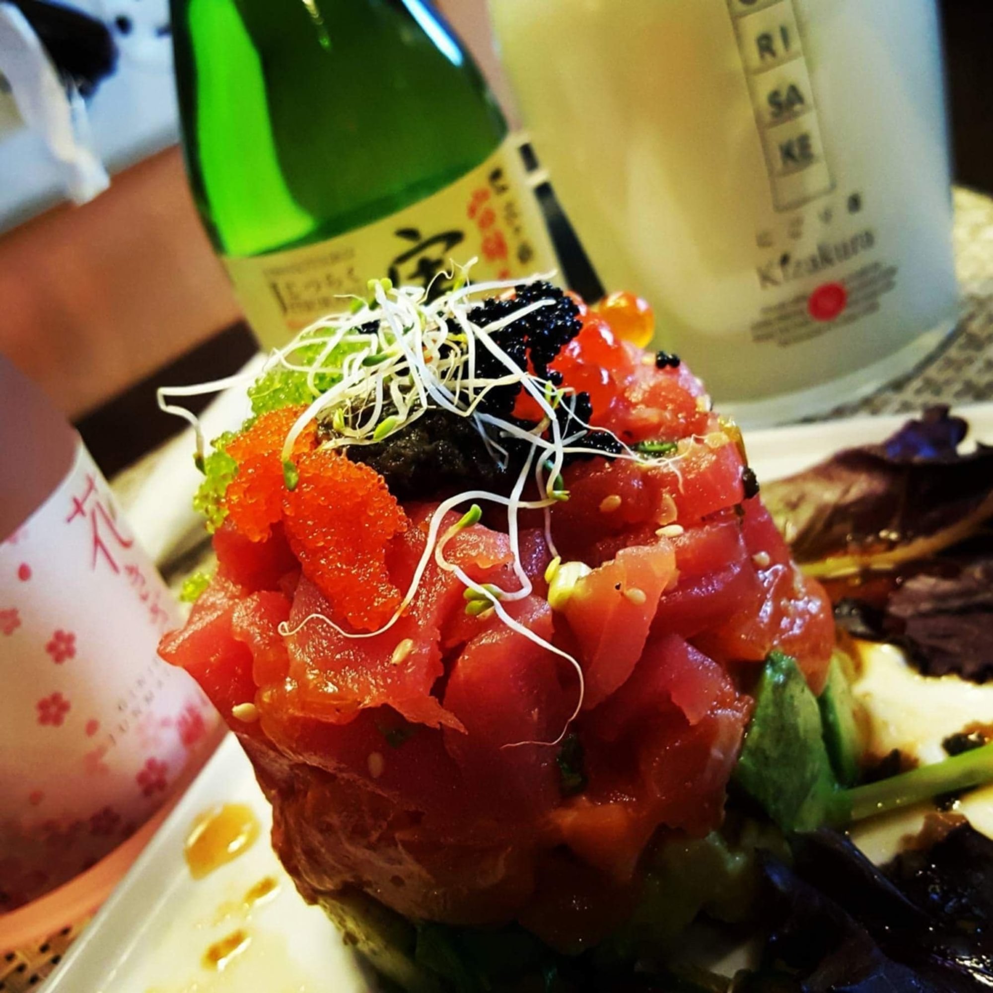 Tuna & Salmon Tartare by Taka