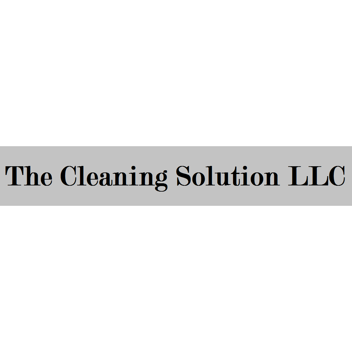 The Cleaning Solution LLC Logo