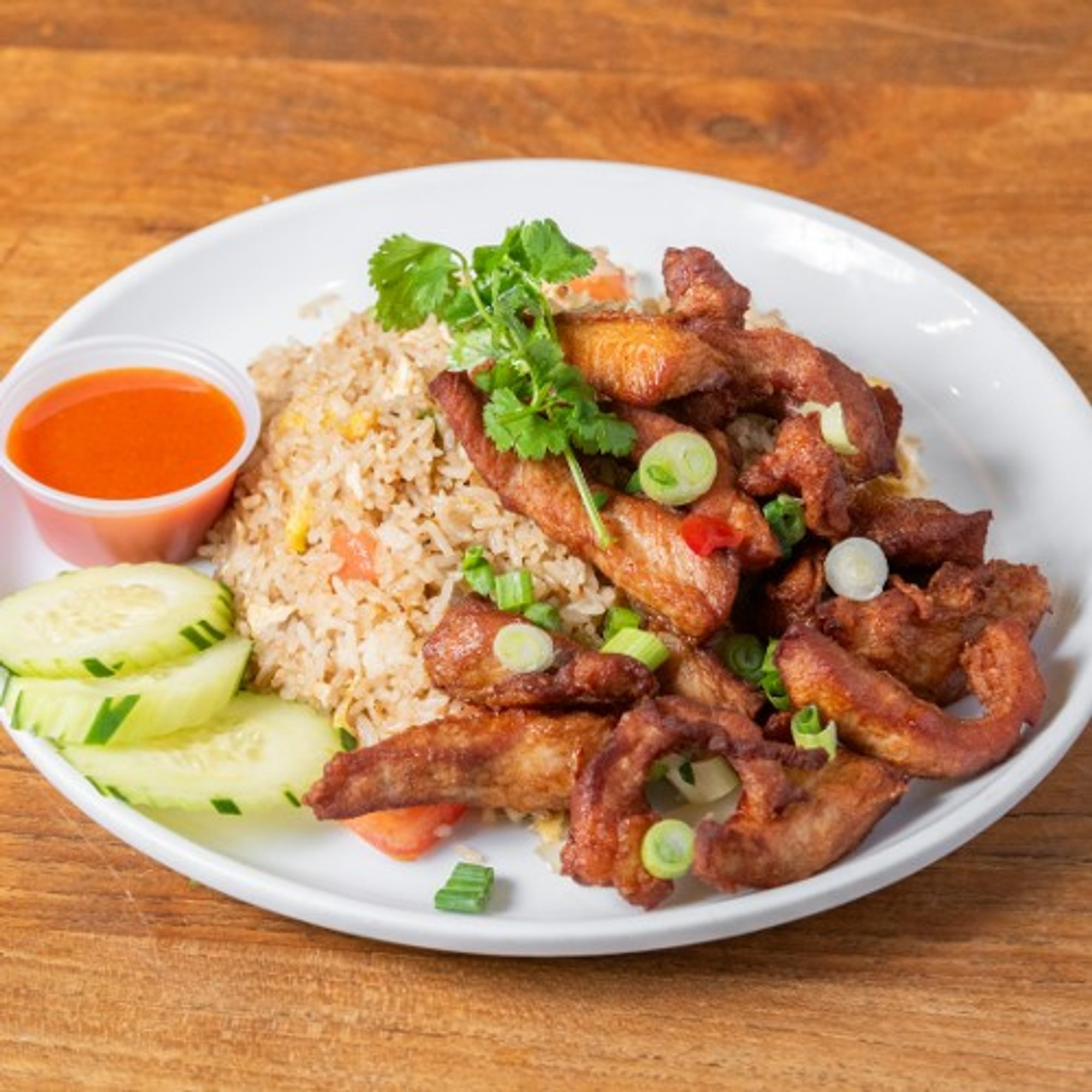 Moo Tod Fried Rice