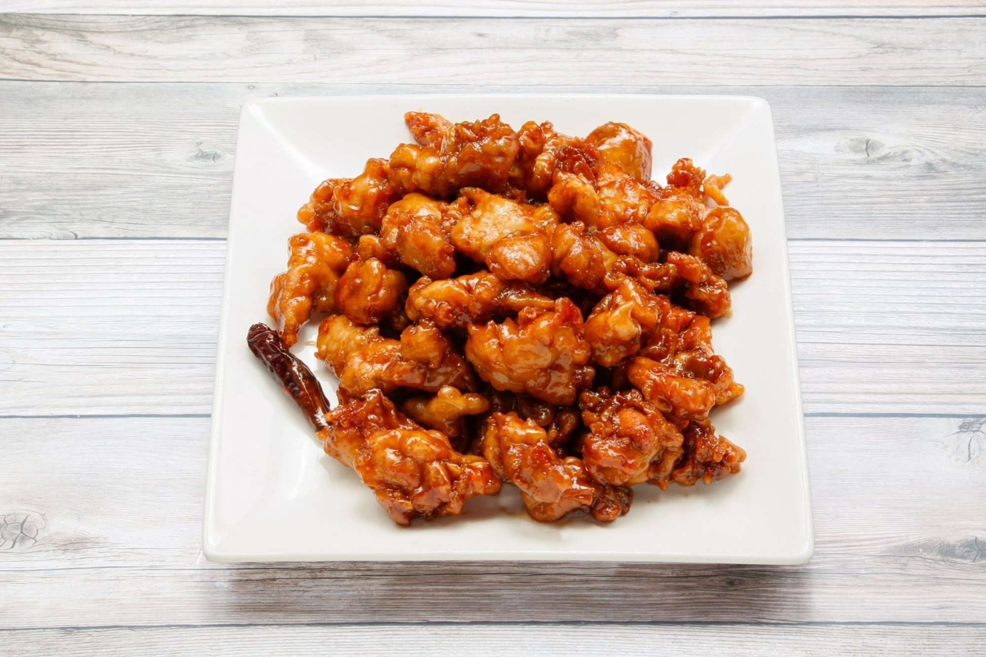 Orange peel chicken (dinner) / 陈皮鸡（晚）