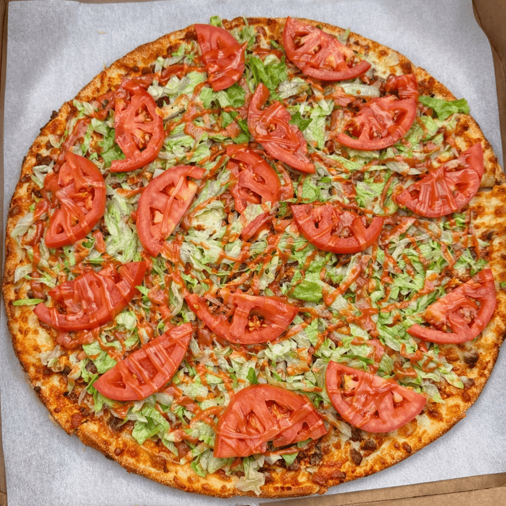 Deluxe Cheeseburger Pizza