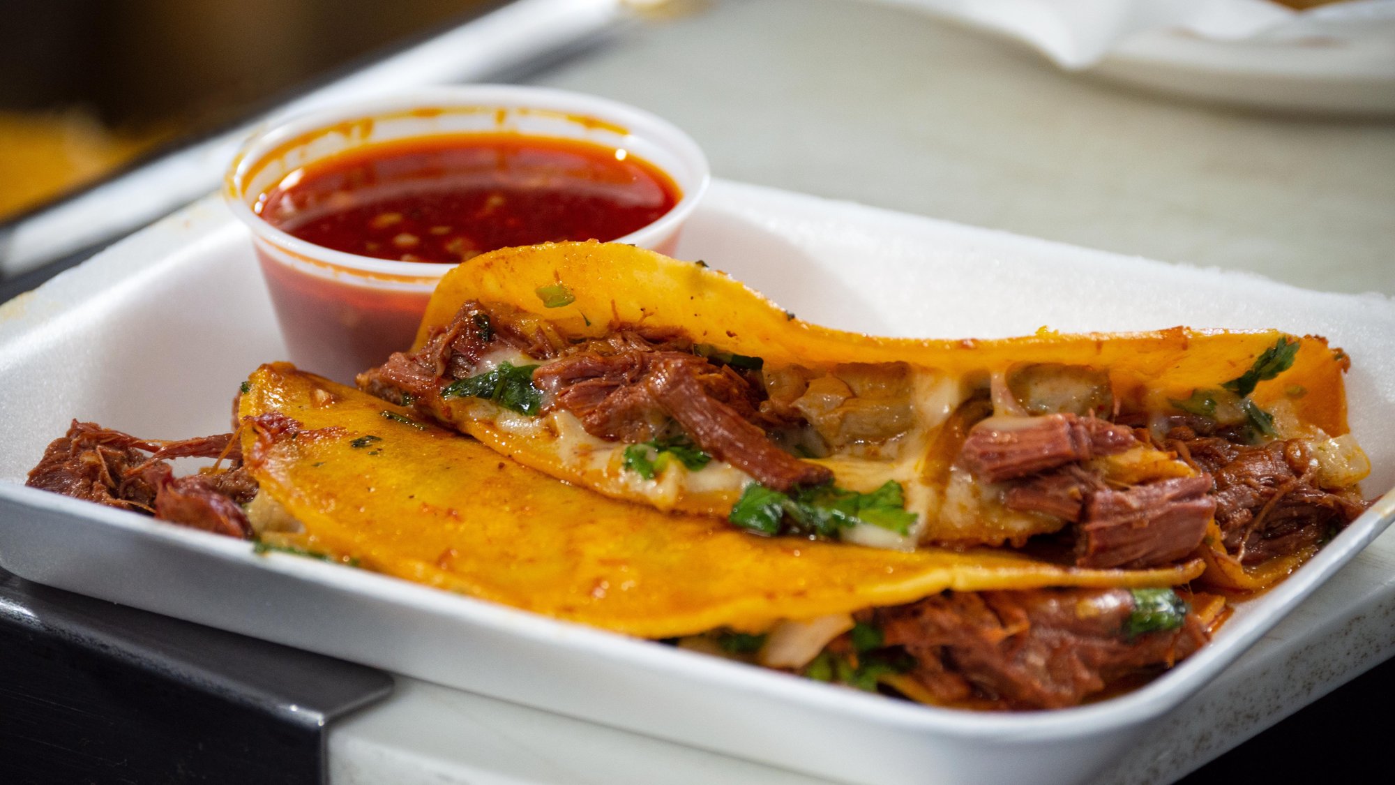 #4 Two Birria Tacos with Consomé Combo