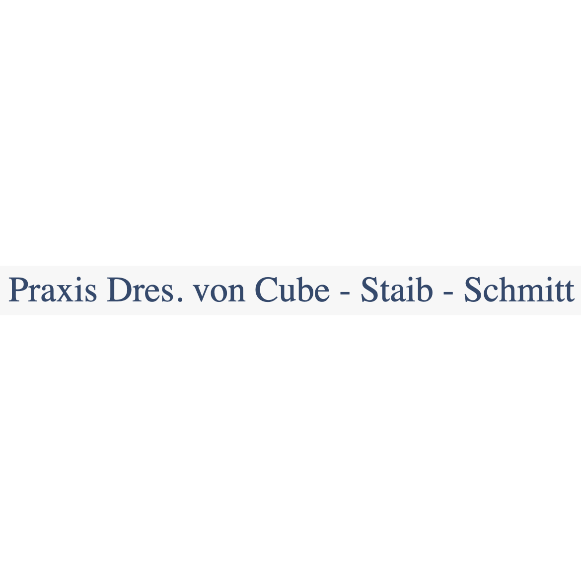Logo von Gemeinschaftspraxis von Cube - Staib - Schmitt