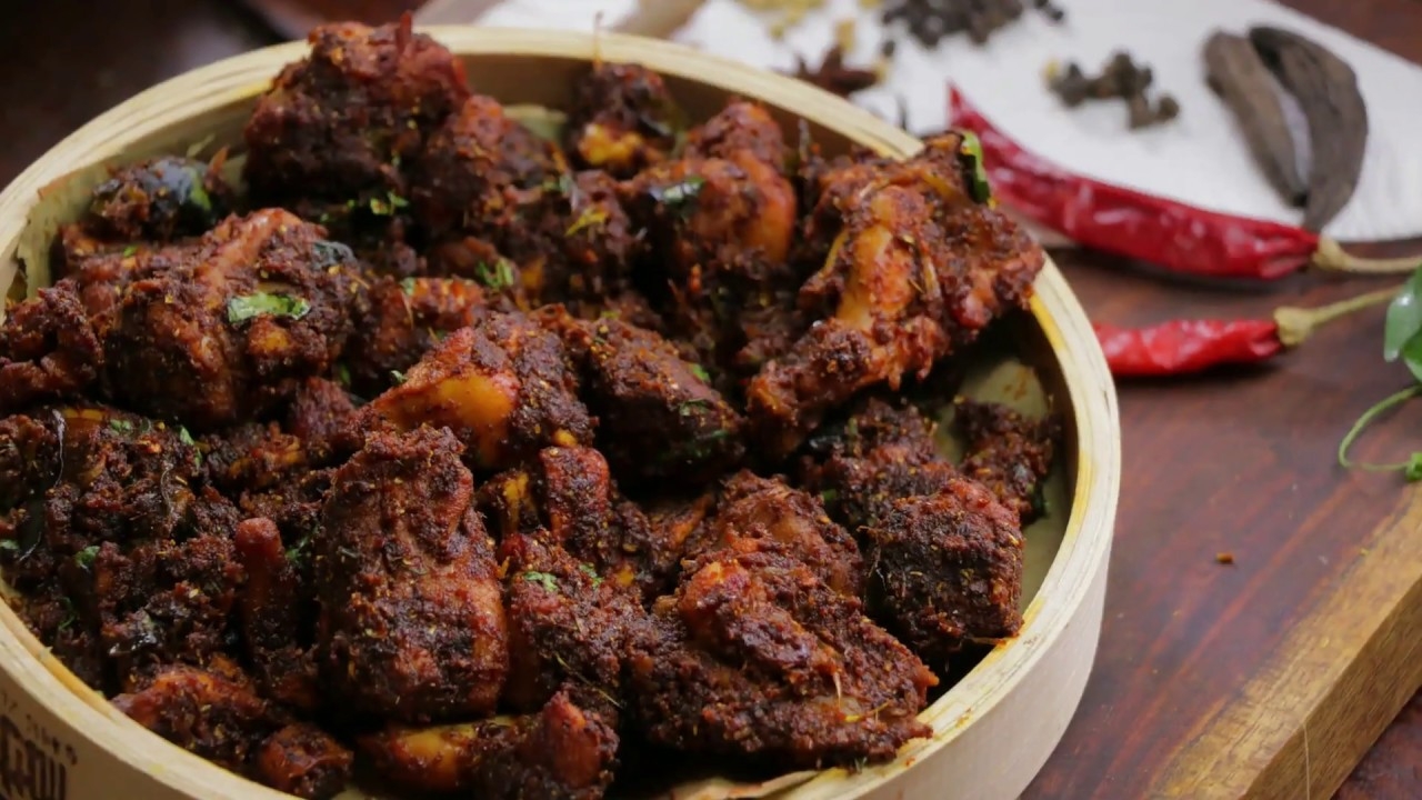 Chettinadu Chicken Fry (BoneID)
