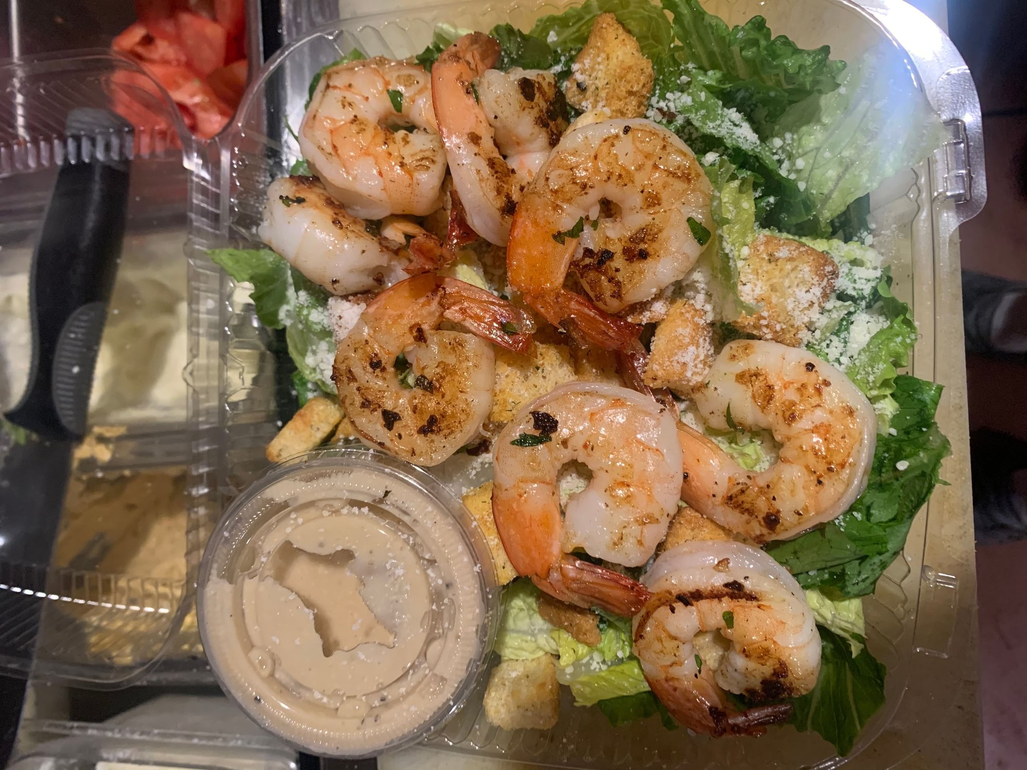Grilled Shrimp Caesar Salad