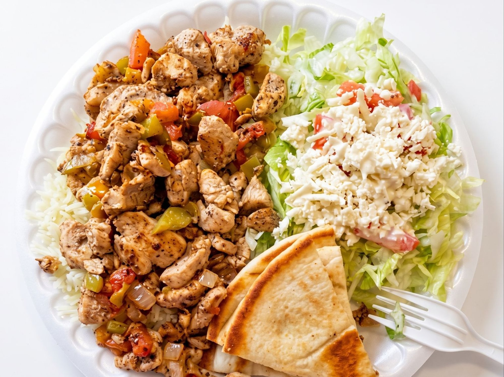 Small Chicken Shawarma Over Rice
