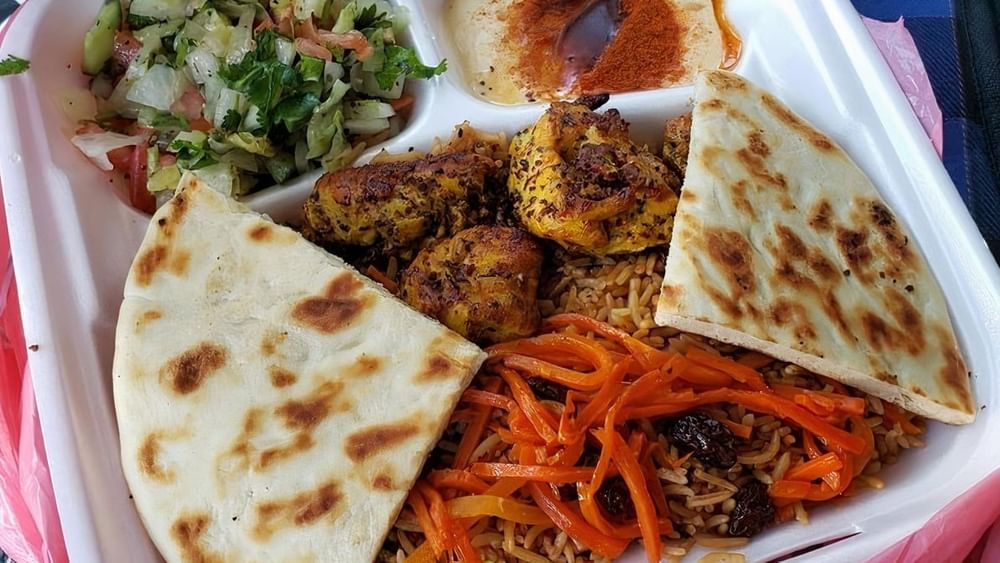 1. Chicken Afghani on Pita