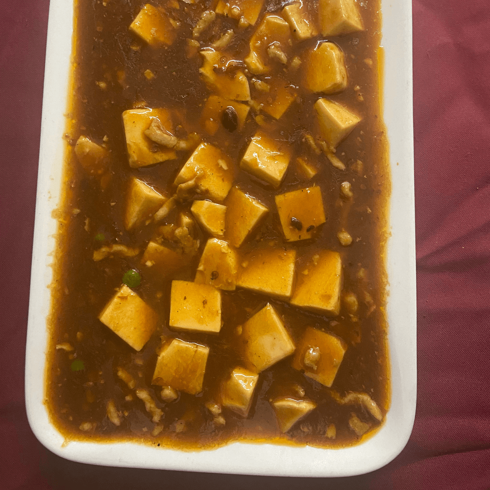 Mapo Tofu with Pork (中) 麻婆豆腐