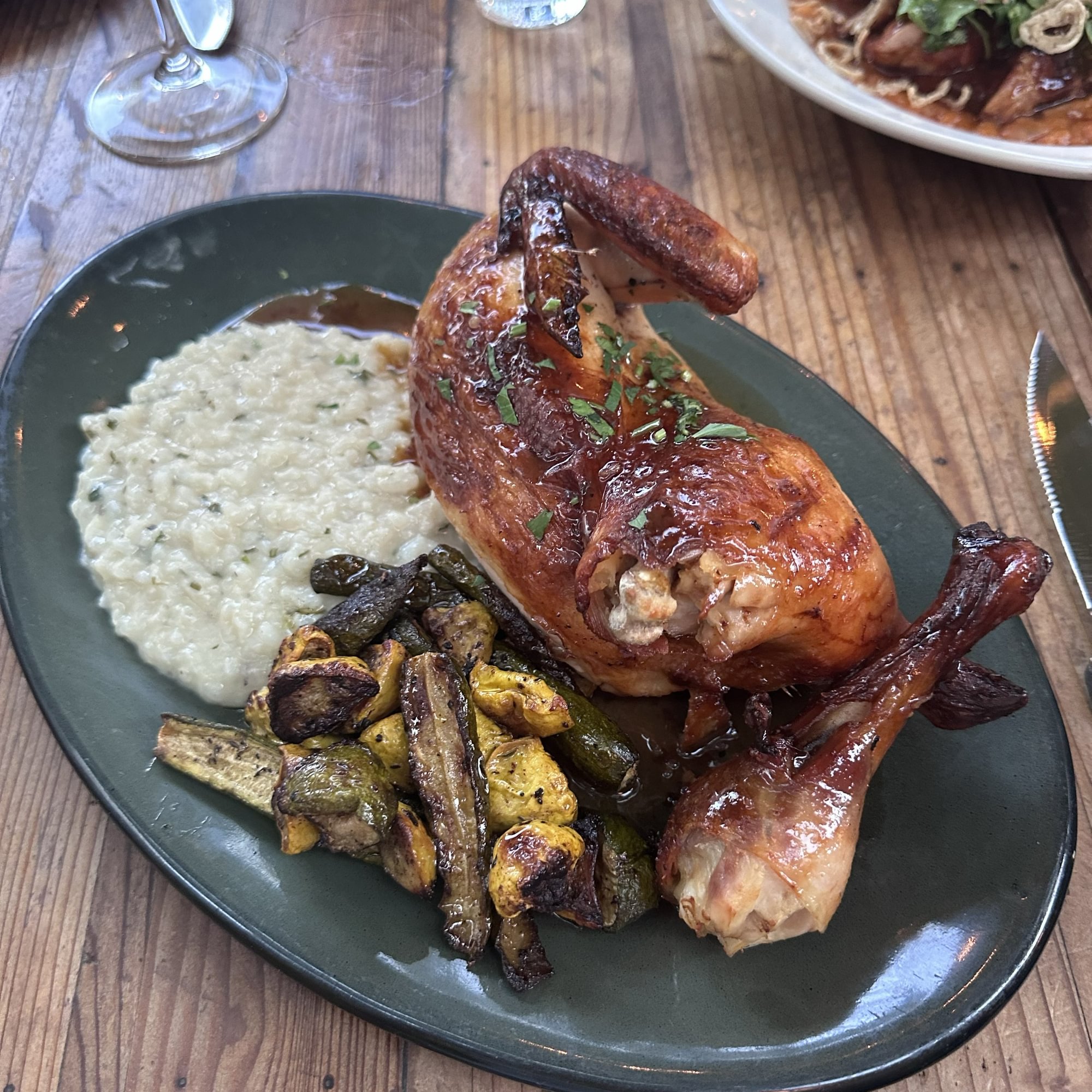 Half Roasted Organic Chicken