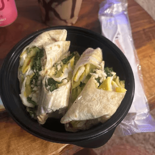 Feta Avocado & Spinach Wraps