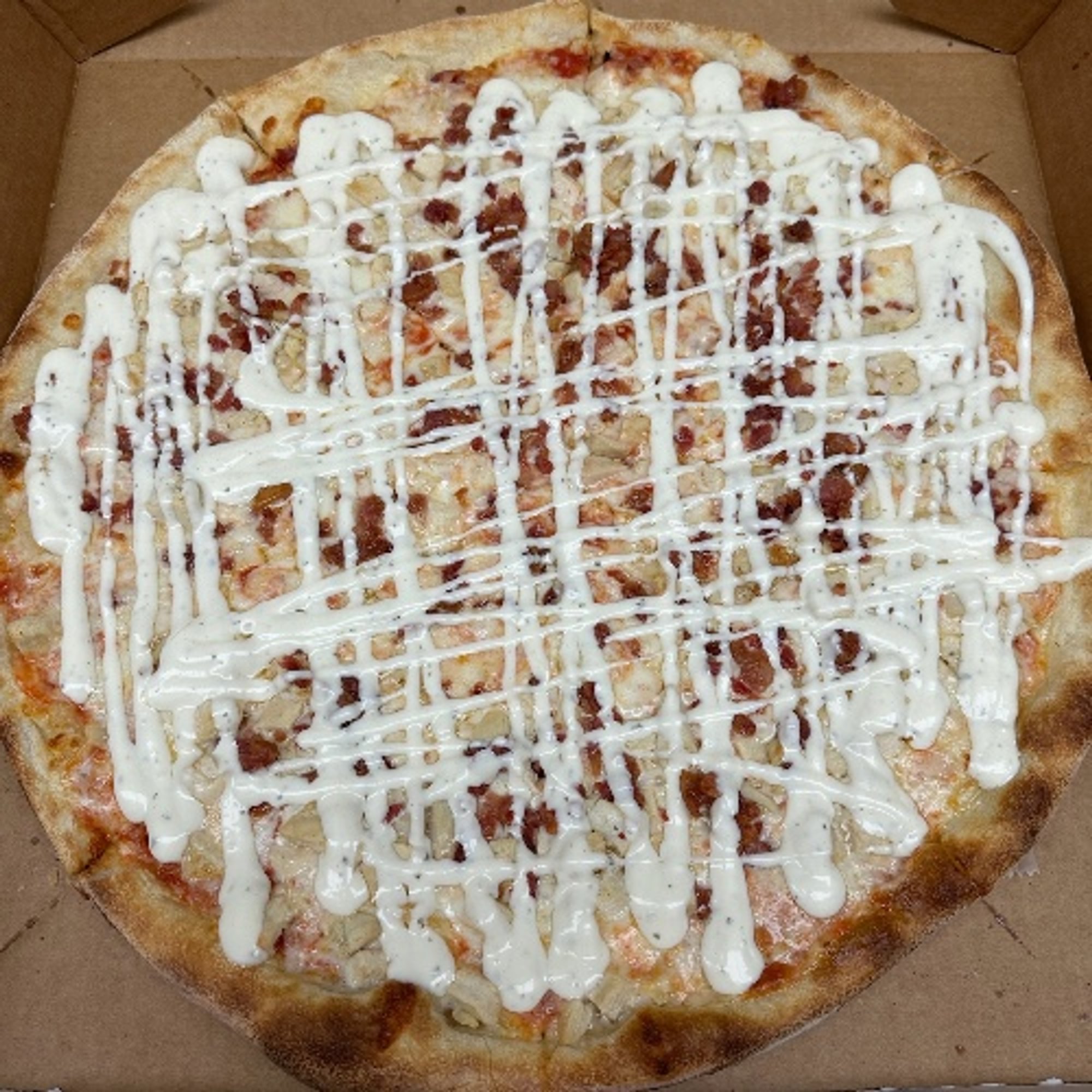 Chicken Bacon Ranch Pizza