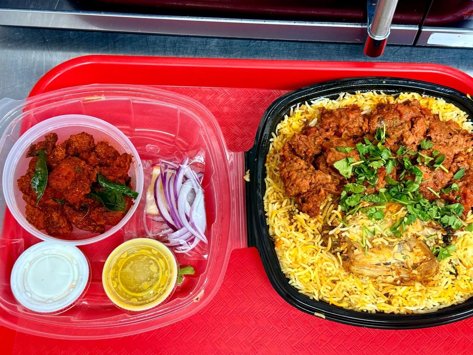 Crossroads Chicken Biryani Platter