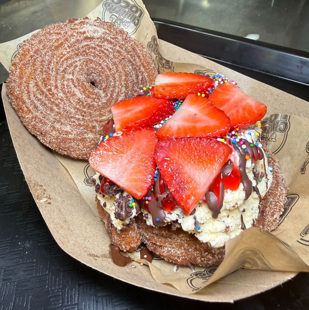 Churro Ice Cream Sandwich
