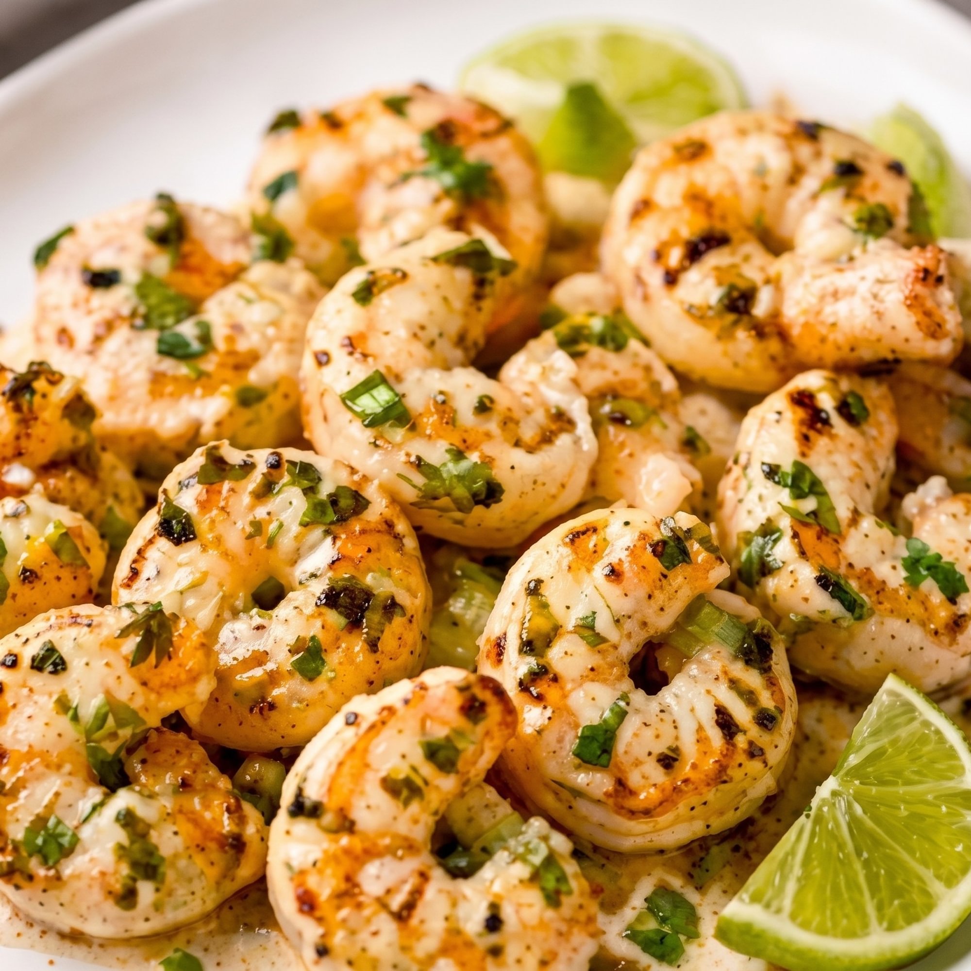 Pan-Toasted Malai Shrimp