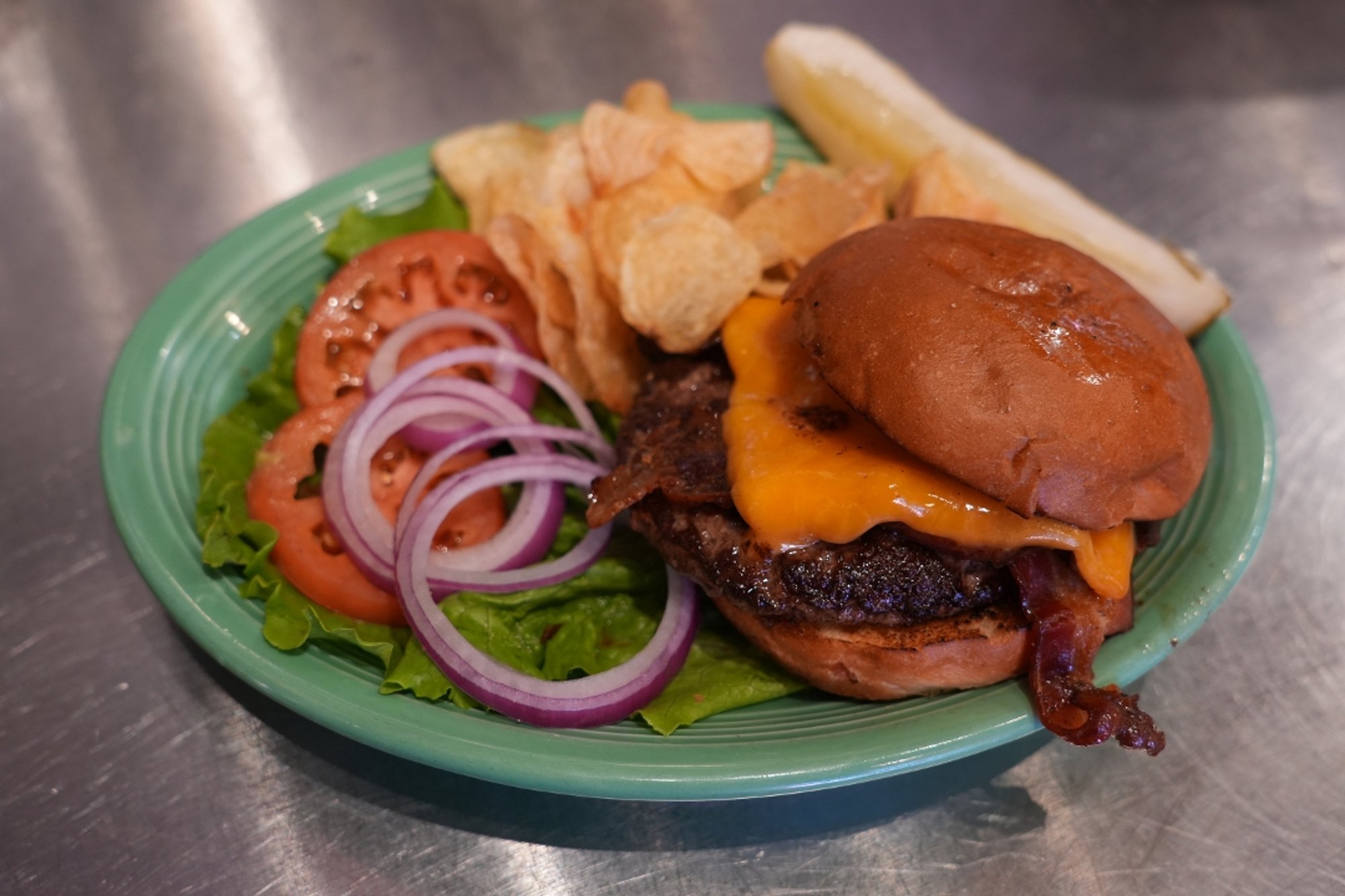 Butterhorn Bacon Burger