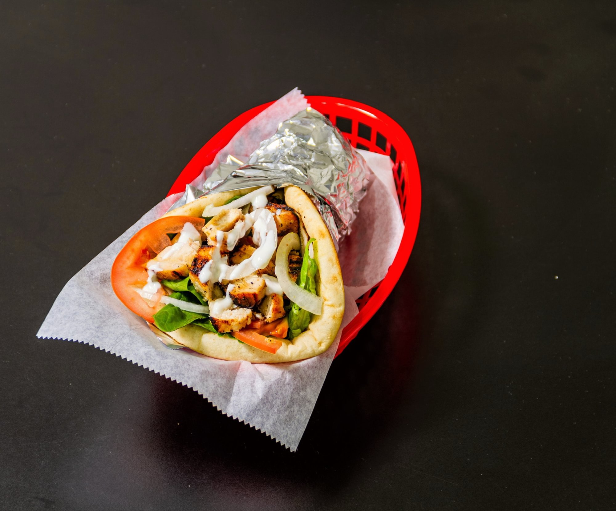 Chicken Bacon and Ranch Gyro