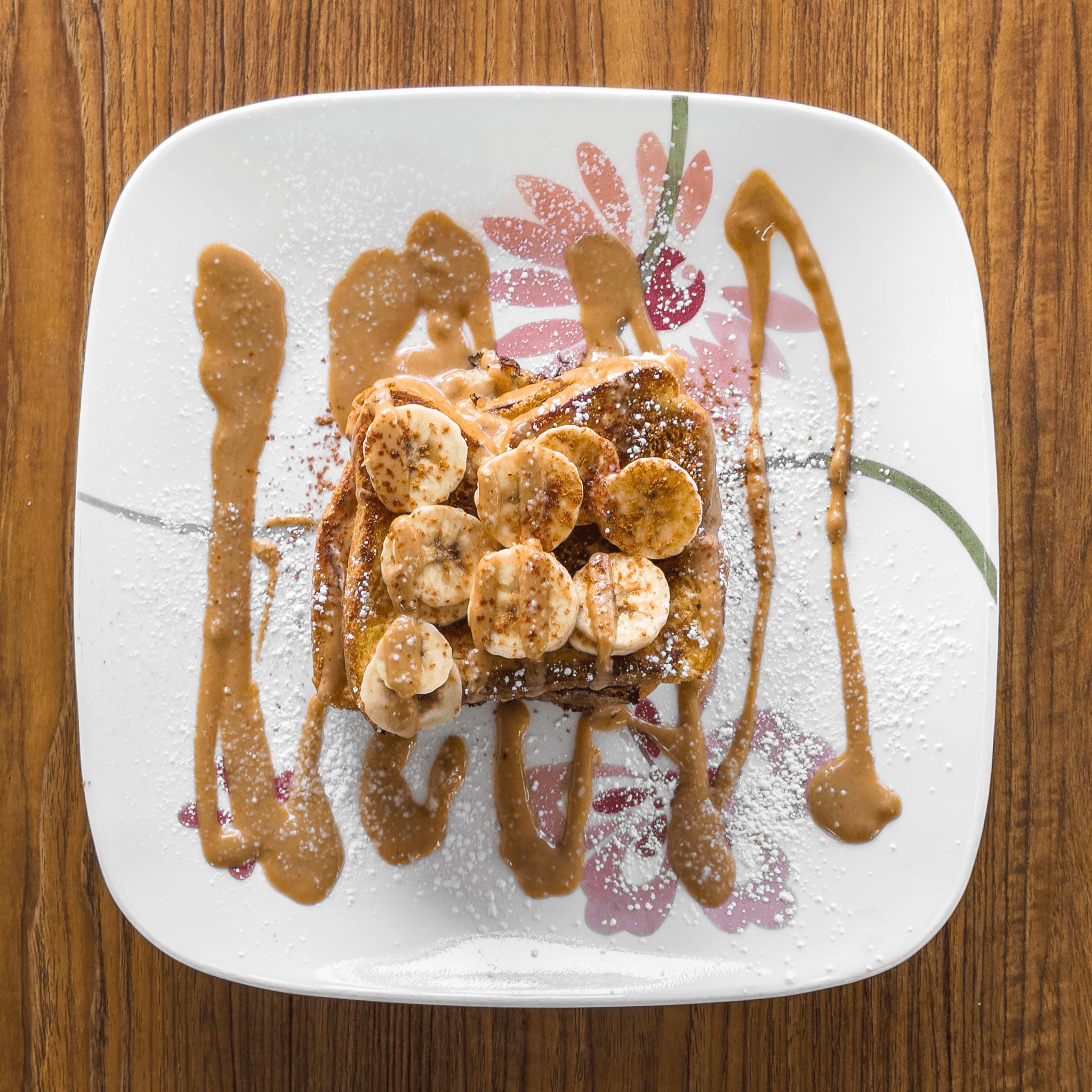 Stuffed French Toast Peanut Butter and Bananas