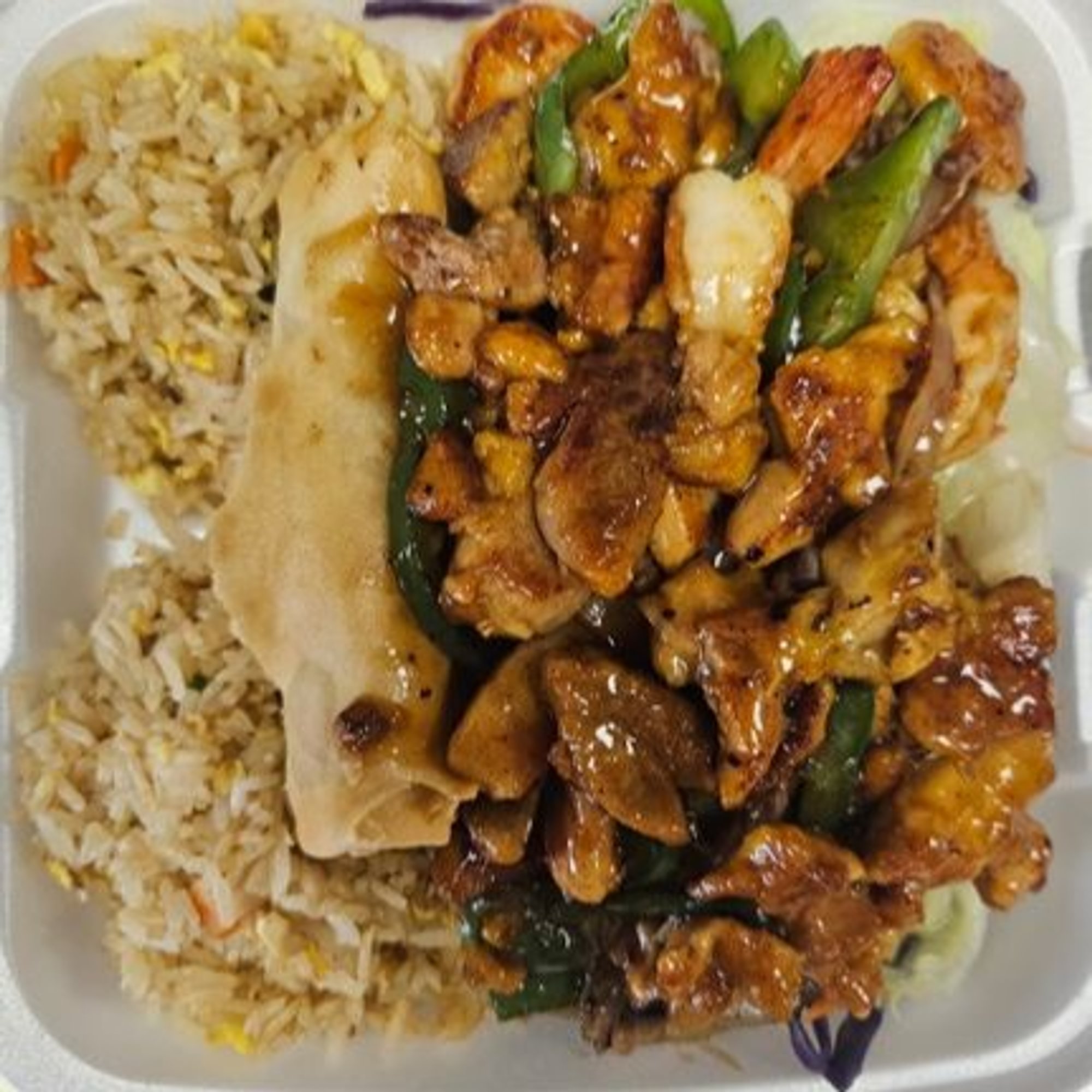 Hibachi Chicken & Shrimp