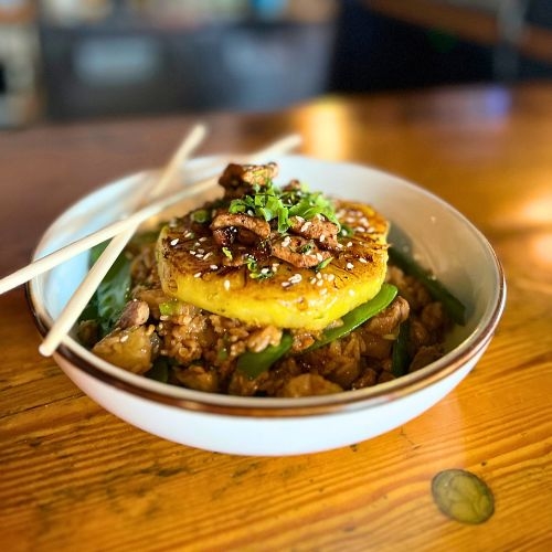 Pineapple Chicken Fried Rice