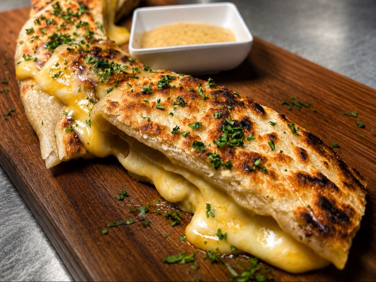 Msemen With Cheese