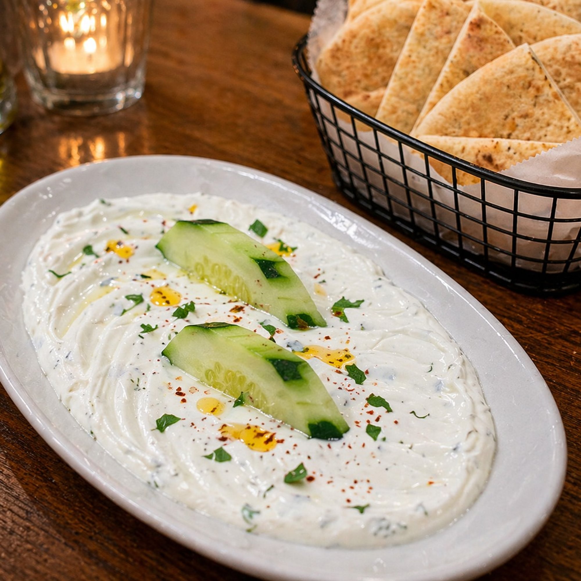 Creamy Yogurt Dip + 2 Pita