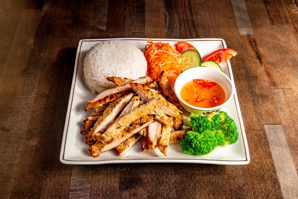 Grilled Chicken Rice / Com Ga Nuong