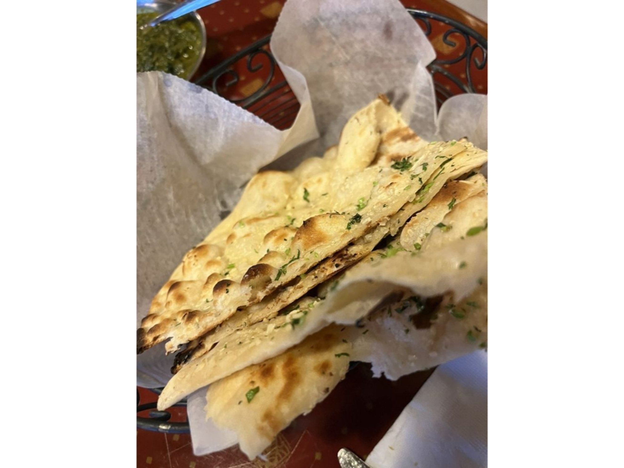 Garlic Cilantro Naan