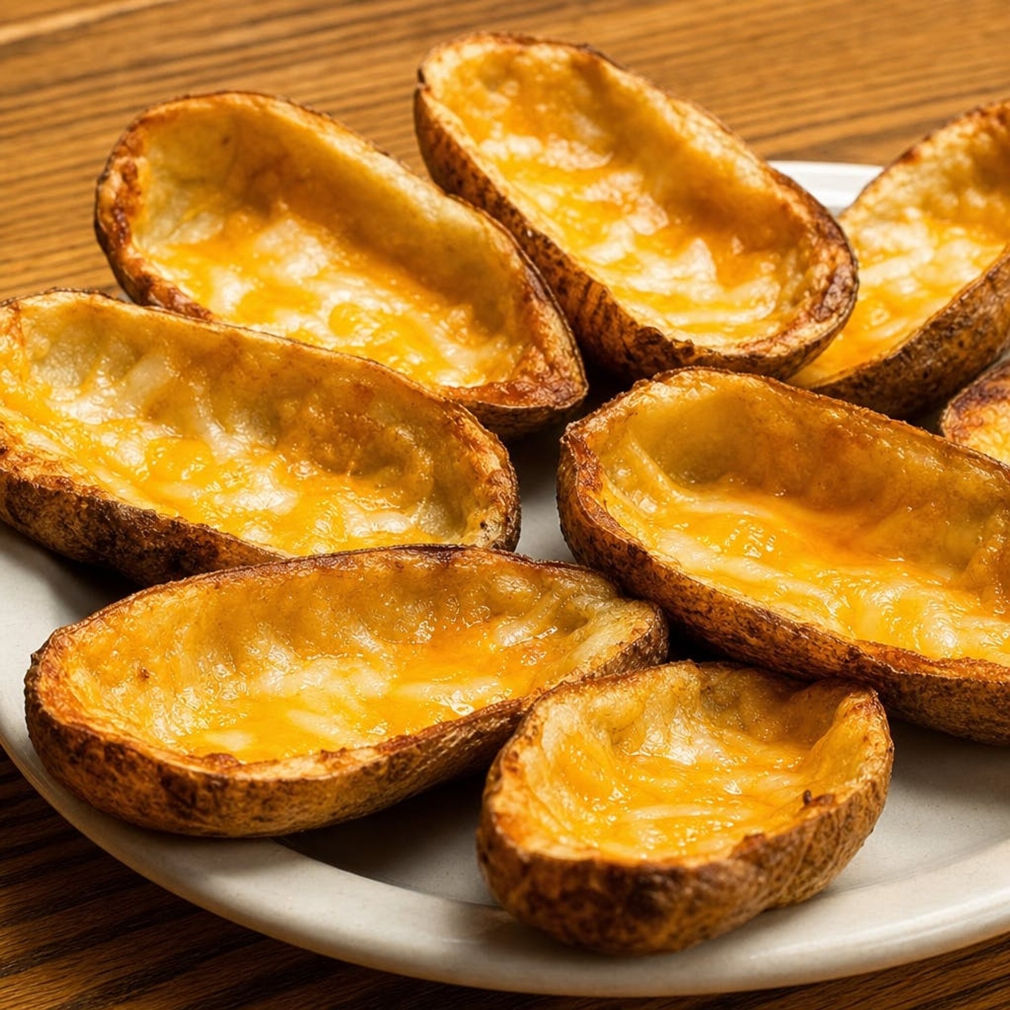 Potato Skins with Cheese